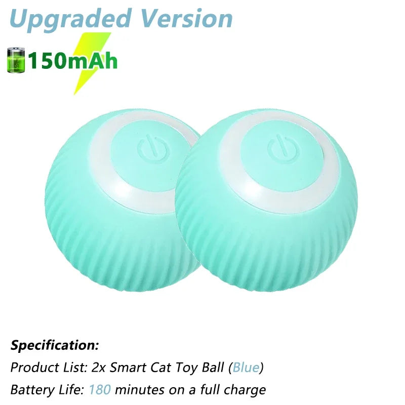 Bolinha Interativa Automática Para Gatos – Recarregável USB