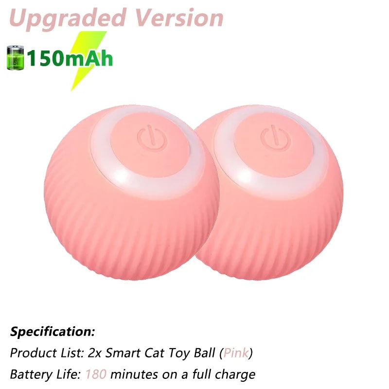 Bolinha Interativa Automática Para Gatos – Recarregável USB