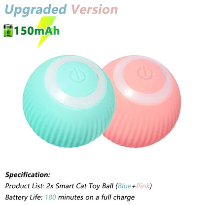 Bolinha Interativa Automática Para Gatos – Recarregável USB