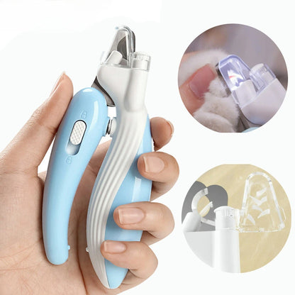 Cortador De Unhas Para Pets Com Luz LED – Corte Seguro Sem Machucar