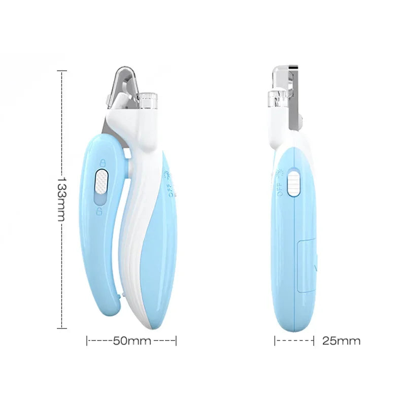 Cortador De Unhas Para Pets Com Luz LED – Corte Seguro Sem Machucar