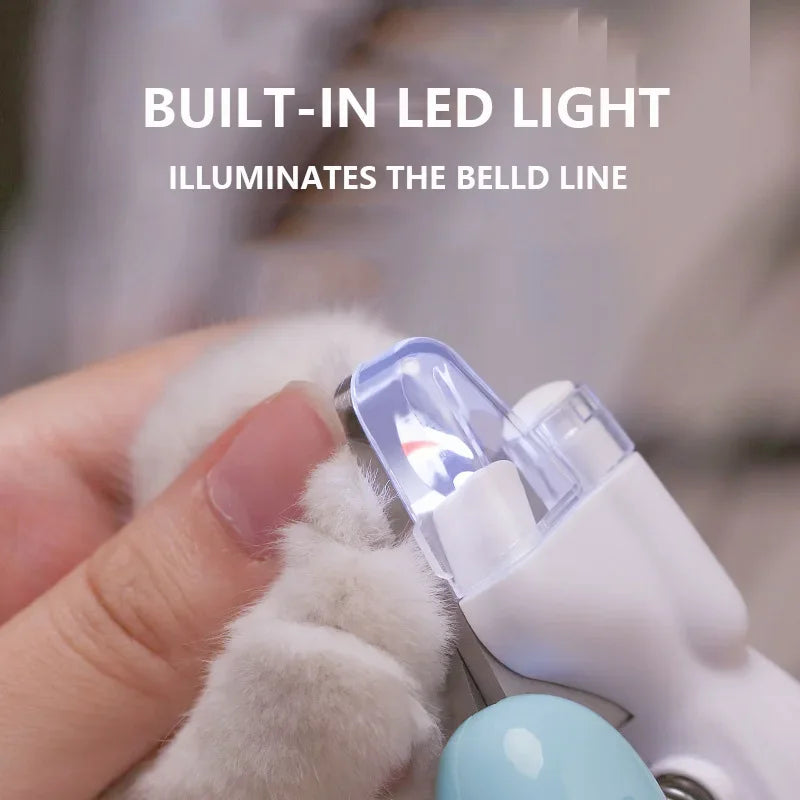 Cortador De Unhas Para Pets Com Luz LED – Corte Seguro Sem Machucar