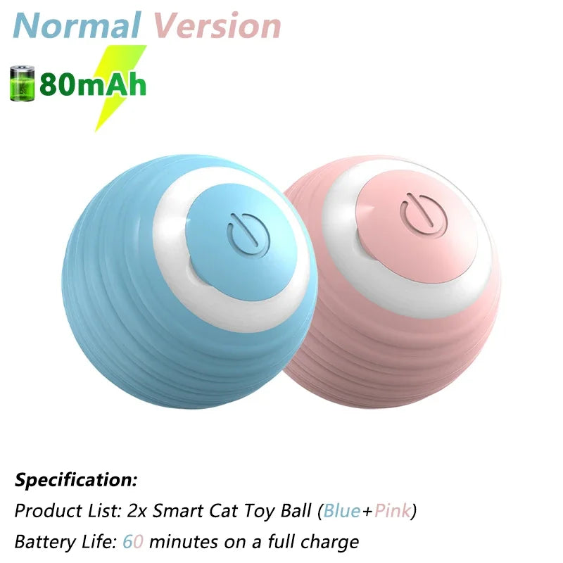 Bolinha Interativa Automática Para Gatos – Recarregável USB