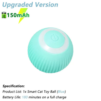 Bolinha Interativa Automática Para Gatos – Recarregável USB