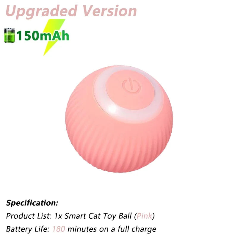 Bolinha Interativa Automática Para Gatos – Recarregável USB