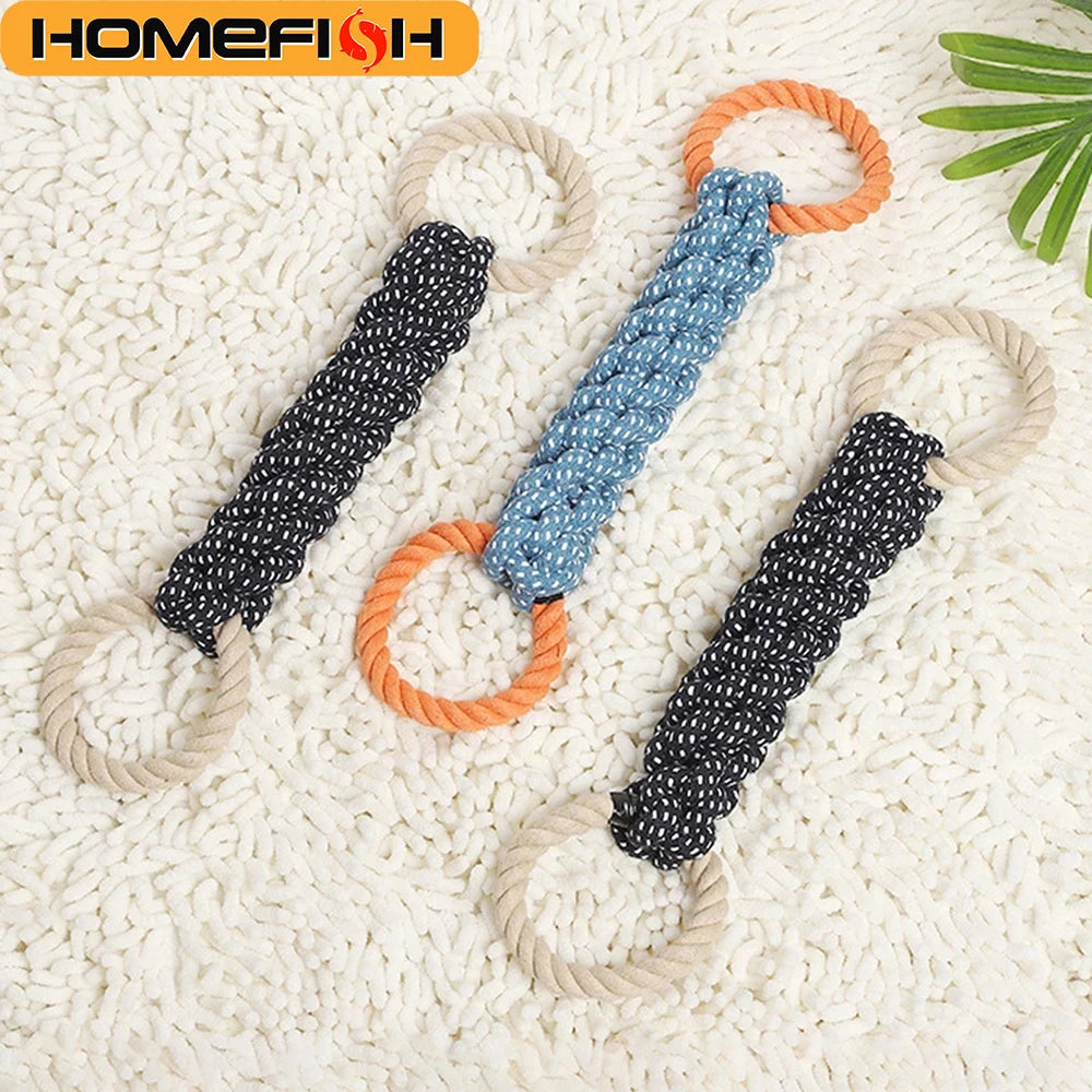 Brinquedo de corda para cachorro resistente a mordidas