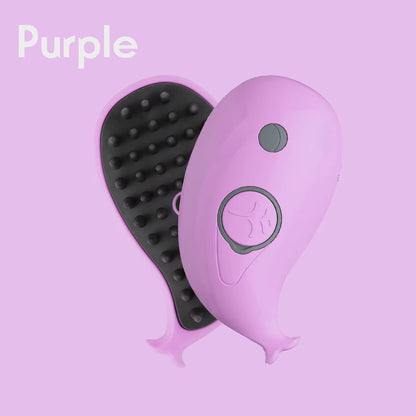 Escova a Vapor 3 Em 1 Para Cães E Gatos – Remove Pelos E Massageia