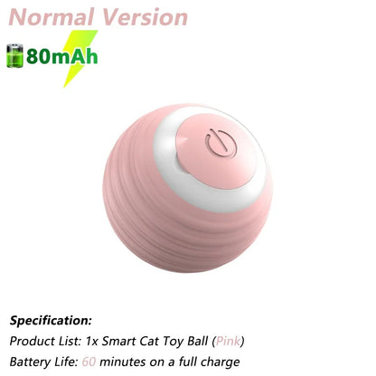 Bolinha Interativa Automática Para Gatos – Recarregável USB