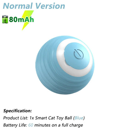 Bolinha Interativa Automática Para Gatos – Recarregável USB