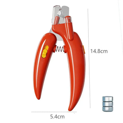 Cortador De Unhas Para Pets Com Luz LED – Corte Seguro Sem Machucar